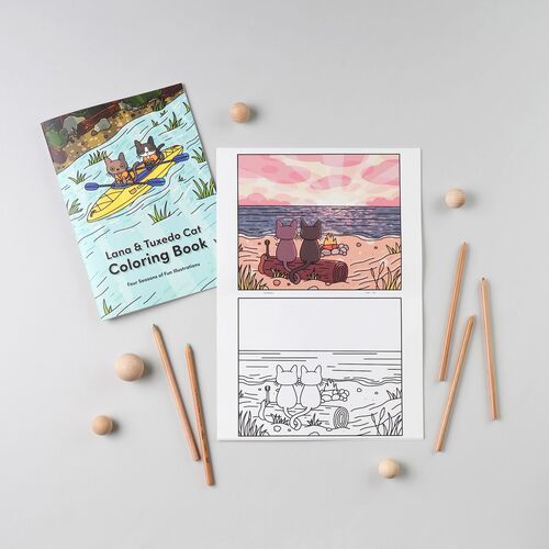 Lana & Tuxedo Cat Coloring Book - Image 4