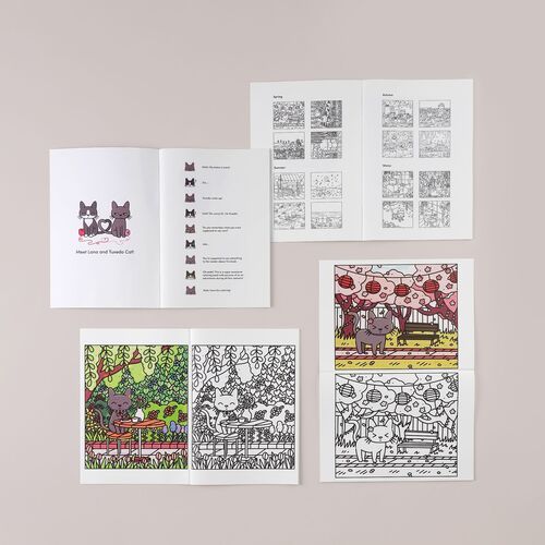 Lana & Tuxedo Cat Coloring Book - Image 5