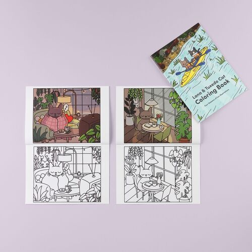 Lana & Tuxedo Cat Coloring Book - Image 6