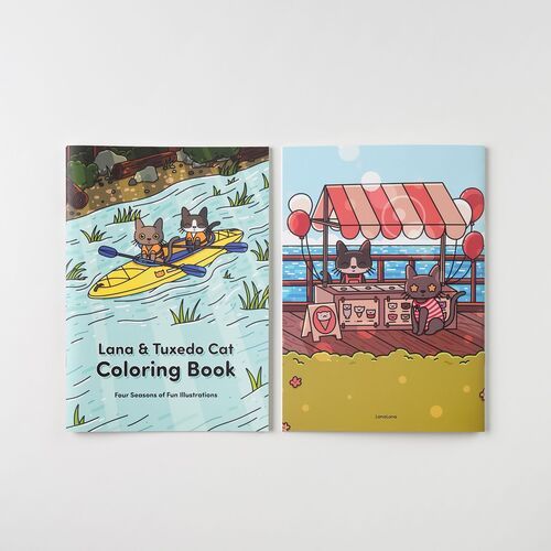 Lana & Tuxedo Cat Coloring Book - Image 7