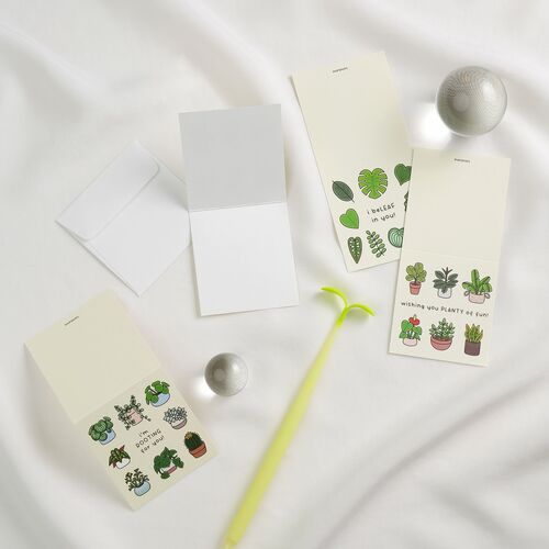 2pcs Houseplant Mini Card Set - Image 2