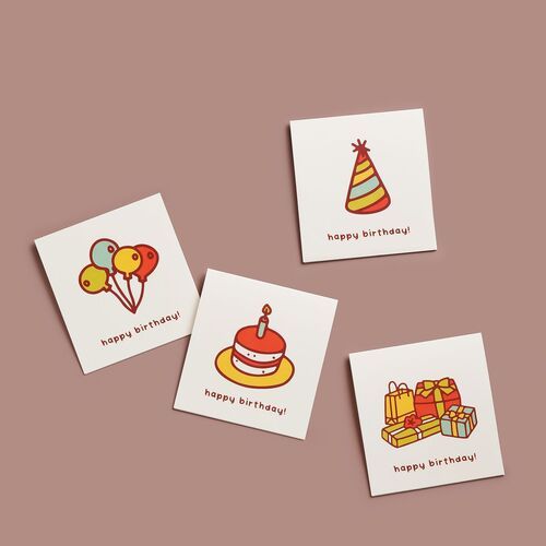 2pcs Birthday Mini Card Set - Image 5