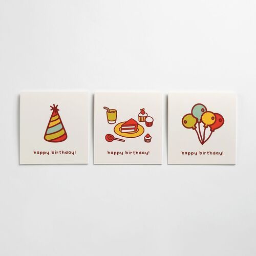 2pcs Birthday Mini Card Set - Image 4
