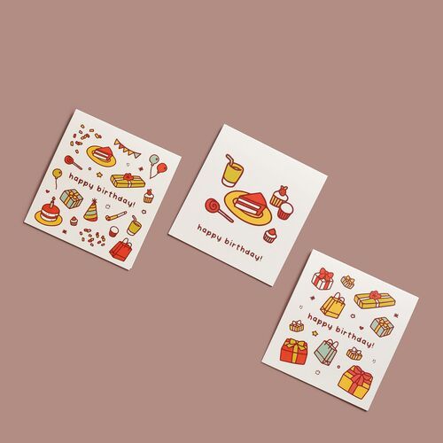 2pcs Birthday Mini Card Set - Image 6