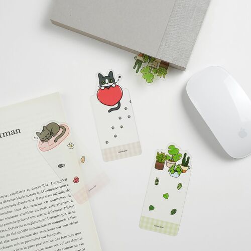 2pcs Themed Transparent Bookmark Set - Image 4