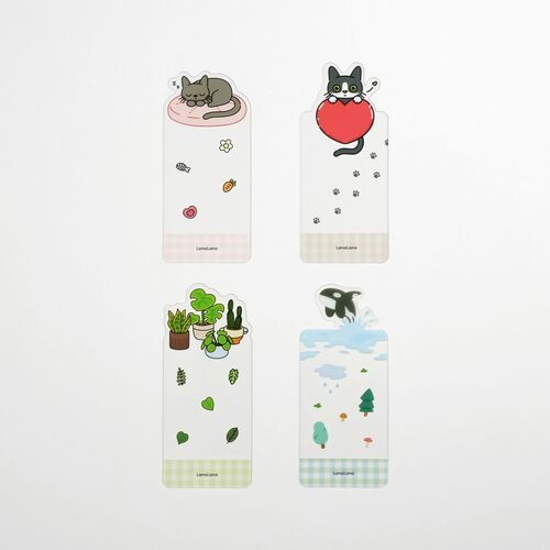 2pcs Themed Transparent Bookmark Set - Image 7