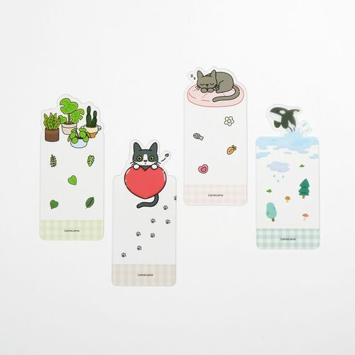 2pcs Themed Transparent Bookmark Set - Image 2