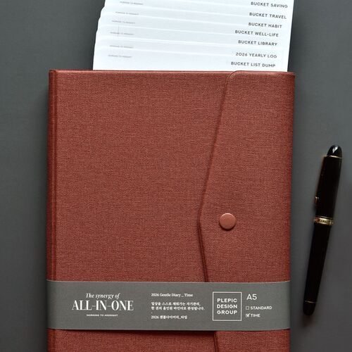 2026 Classy Gentle 6 Ring A5 Planner - Image 5