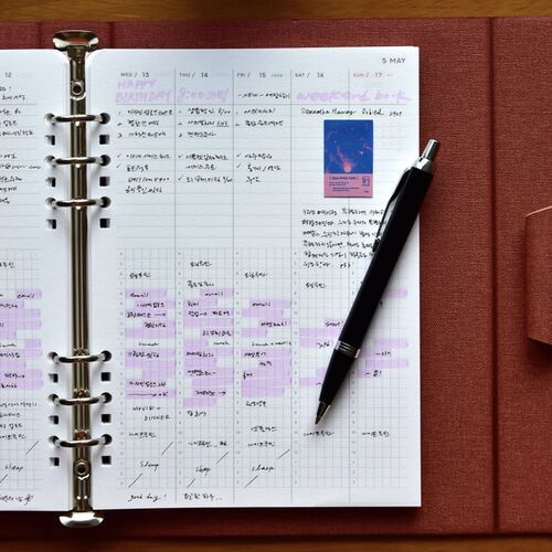 2026 Classy Gentle 6 Ring A5 Planner - Image 28