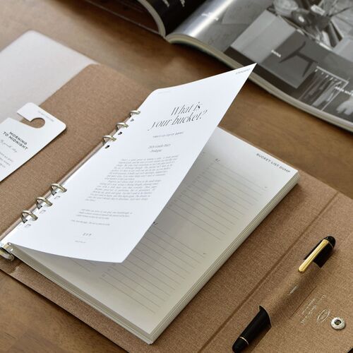 2026 Classy Gentle 6 Ring A5 Planner - Image 2