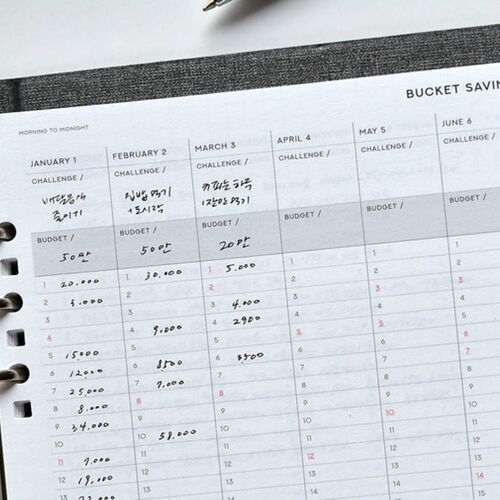 2026 Classy Gentle 6 Ring A5 Planner Refill - Image 13