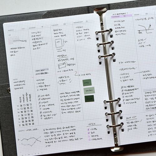 2026 Classy Gentle 6 Ring A5 Planner Refill - Image 14