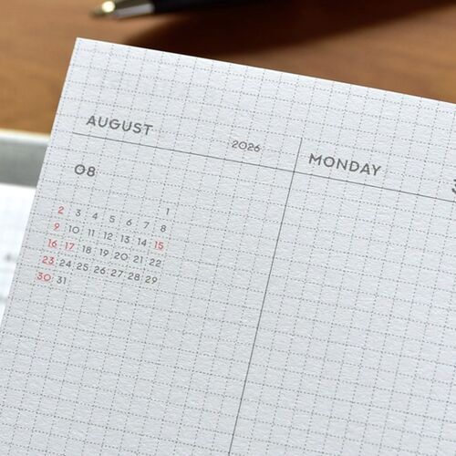 2026 Classy Gentle 6 Ring A5 Planner Refill - Image 18