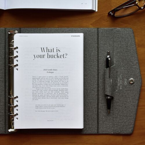 2026 Classy Gentle 6 Ring A5 Planner Refill - Image 30