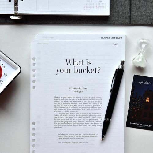 2026 Classy Gentle 6 Ring A5 Planner Refill - Image 33