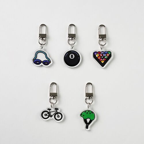 Sports Acrylic Key Ring v2 - Image 4