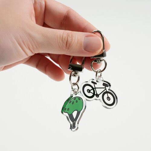 Sports Acrylic Key Ring v2 - Image 2