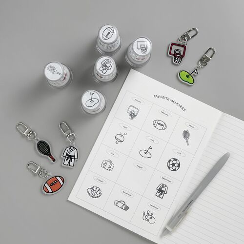 Sports Acrylic Key Ring v2 - Image 15
