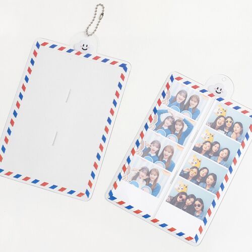 4 Cut Double Photo Holder Key Chain - Image 4