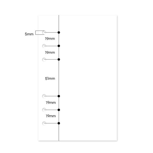 Bulk Double-sided 6 Ring A6 Pocket Refill - Image 14