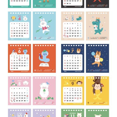 2026 Petit Lucky Year Desk Calendar - Image 3