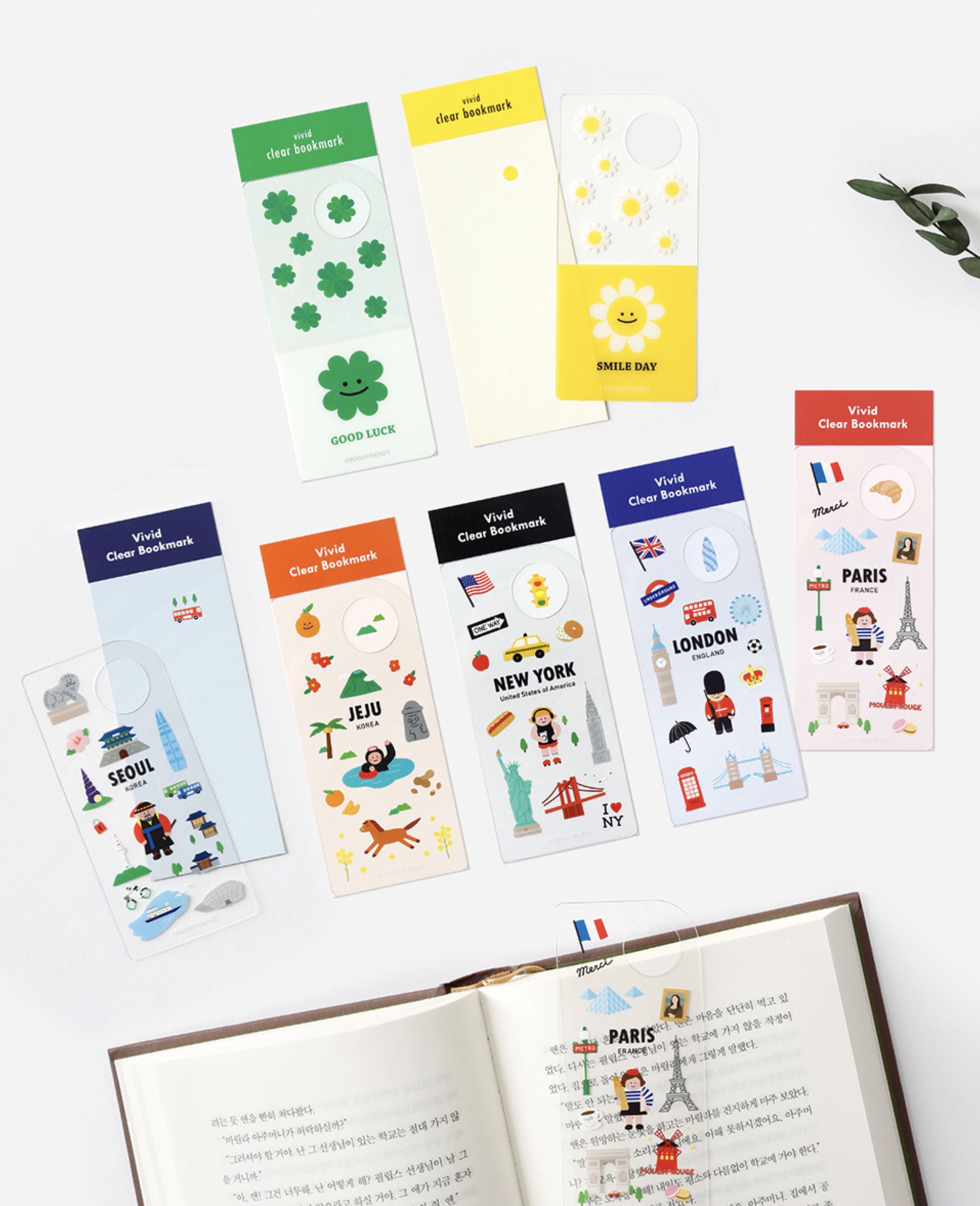 MochiThings: Vivid Clear Bookmark