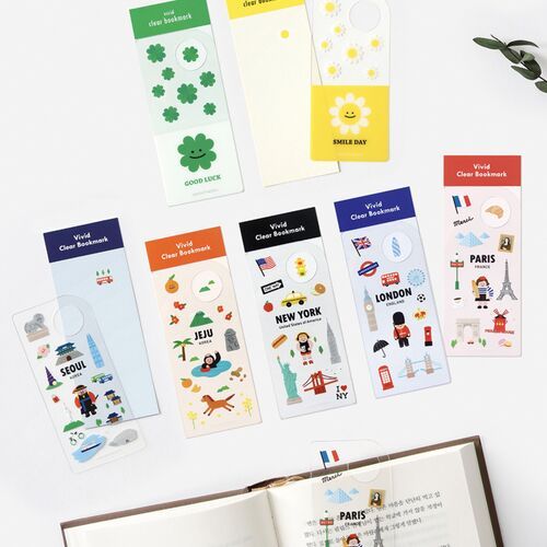 Vivid Clear Bookmark