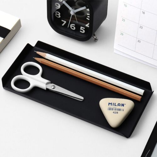 Rectangular Stainless Steel Pen Tray - Image 2