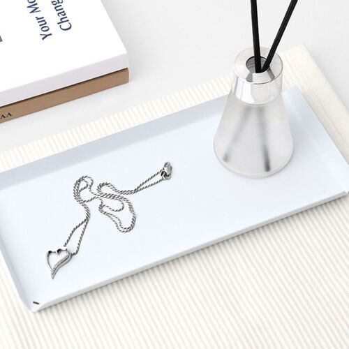 Rectangular Stainless Steel Pen Tray - Image 4
