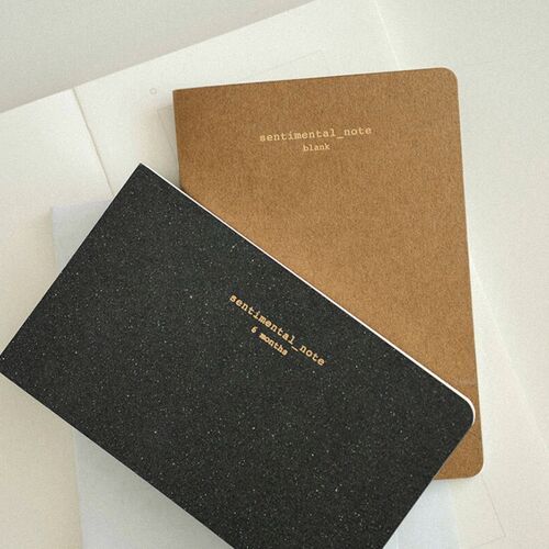 Sentimental Mini Plain Notebook - Image 23