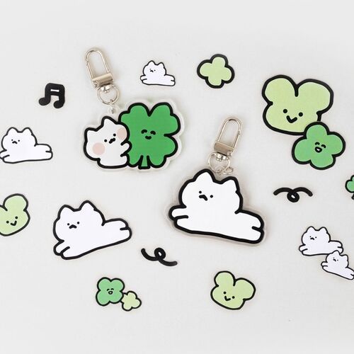 Annyang Cat Acrylic Key Ring