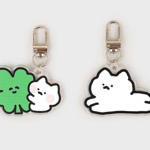 Annyang Cat Acrylic Key Ring - Image 4