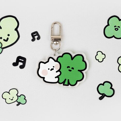 Annyang Cat Acrylic Key Ring - Image 2