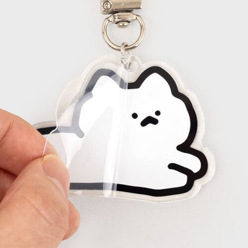 Annyang Cat Acrylic Key Ring - Image 5
