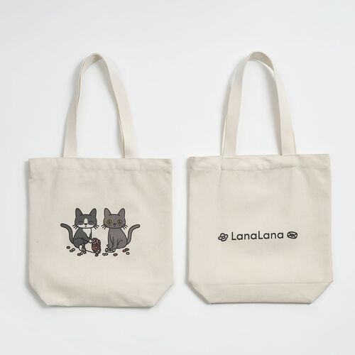 Cat Couple Tote Bag - Image 3
