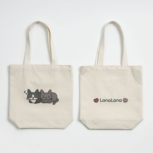 Cat Couple Tote Bag - Image 5