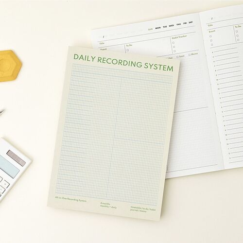 6 Month Daily Recording System Planner - Image 2