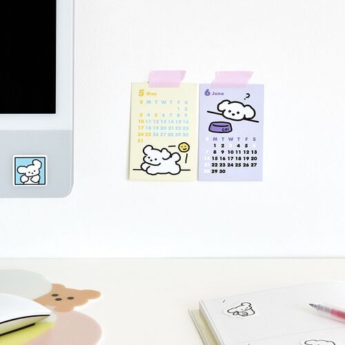 2026 Coi Puppy Mini Calendar Sheets - Image 5