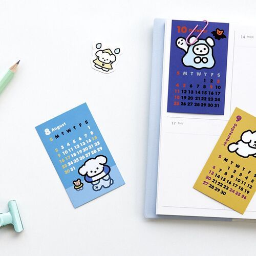 2026 Coi Puppy Mini Calendar Sheets - Image 10