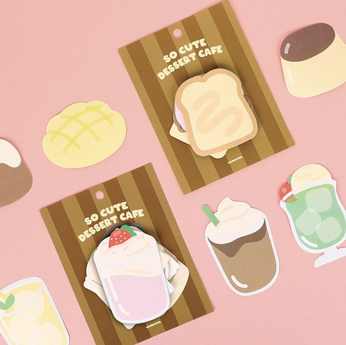 MochiThings: 23pcs Dessert Cafe Sticker Set