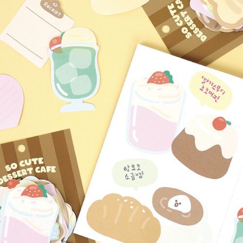 23pcs Dessert Cafe Sticker Set - Image 7
