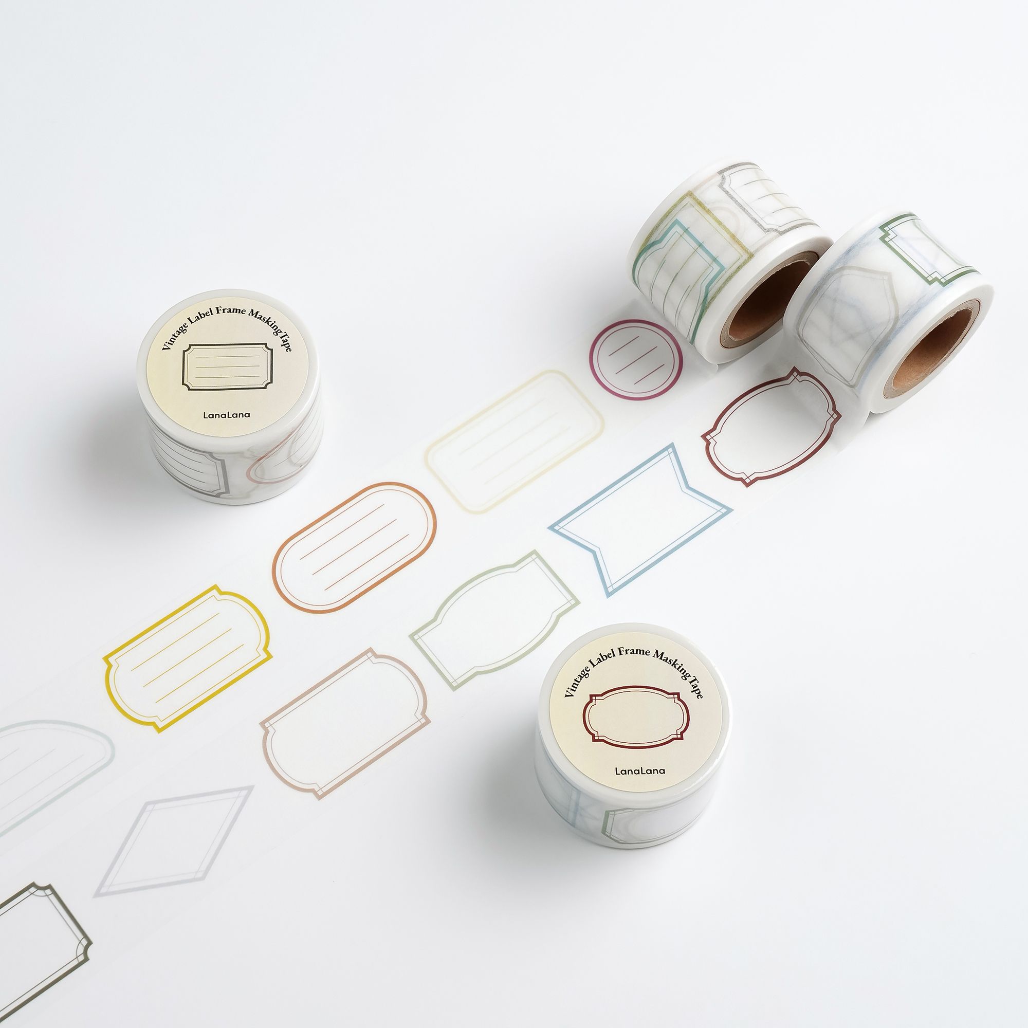 MochiThings: Vintage Label Frame Masking Tape