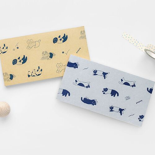 Cat & Dog Mini Grid Notebook