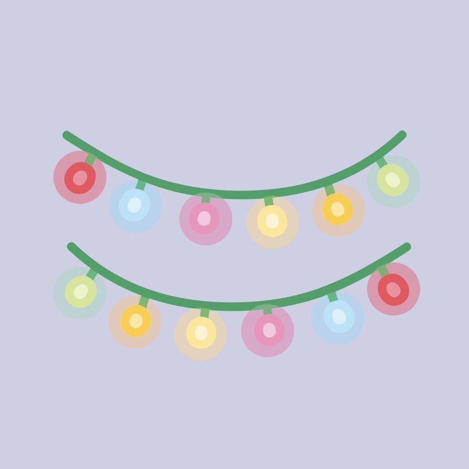 Seasonal Landscape Masking Tape, 08 Winter Lights