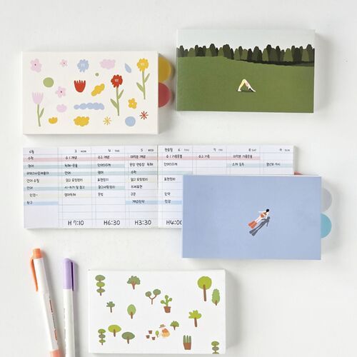 Illustrated Pocket Weekly Planner