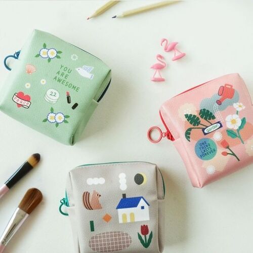 Illustrated Mini Zip Pouch - Image 9