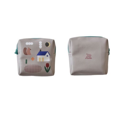 Illustrated Mini Zip Pouch - Image 3