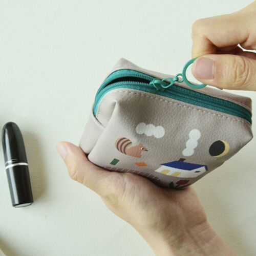 Illustrated Mini Zip Pouch - Image 5