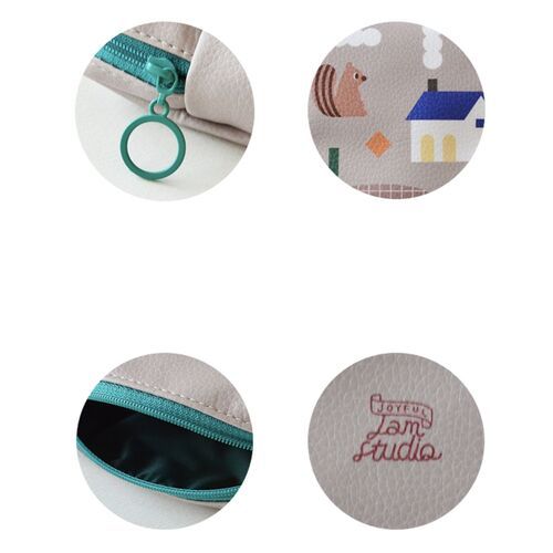 Illustrated Mini Zip Pouch - Image 7