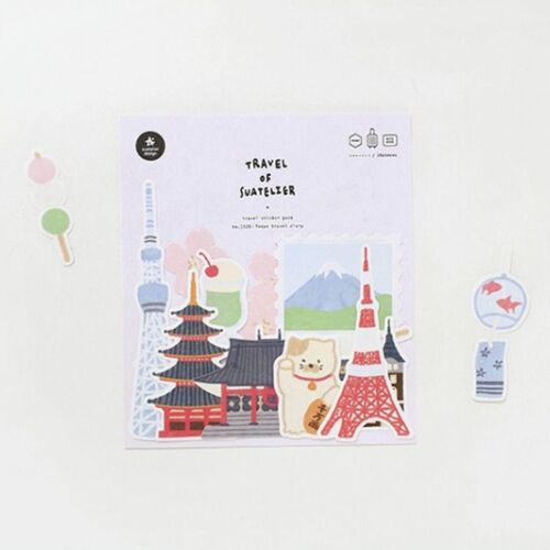 28pcs Tokyo Travel Sticker Set - Image 7